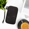 Husa Kwmobile Universala L - 6,5", Neopren, Negru/Alb , 30226.3.65