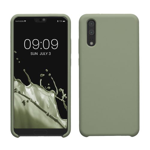 Husa Huawei P20, Silicon, Verde, 45689.172