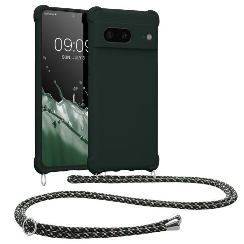 Husa Google Pixel 7, Verde, Silicon, 59966.169