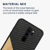 Bumper Xiaomi Redmi Note 8 Pro, Lemn, Maro/Negru, 56622.03