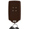Husa Cheie Auto Kwmobile pentru Renault/Dacia 4 Butoane, Keyless Go, Negru, Silicon, 48035.247