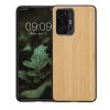 Husa Xiaomi 11T/11T Pro, Maro/Negru, Lemn/Silicon, 56465.24