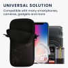 Husa Universala telefon XXL, 7 inch, Negru/Alb, Neopren, 58701.5.06