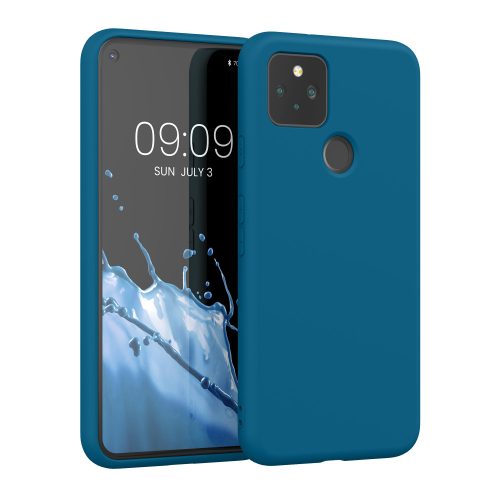 Husa Google Pixel 5, Silicon, Albastru, 53778.224