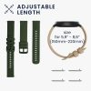 Set 2 Curele Kwmobile pentru Garmin Venu 2S, Gri/Verde, Silicon, 55152.03