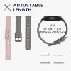 Set 2 Curele Kwmobile pentru Garmin Venu 2S, Roz/Gri, Silicon, 55152.02