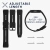 Set 2 Curele Kwmobile pentru Xiaomi Mi Watch Color Sport/S1 Active, Portocaliu/Negru, Silicon, 58971.04