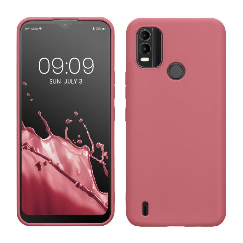 Husa Nokia C21 Plus, Roz inchis, Silicon, 61460.167