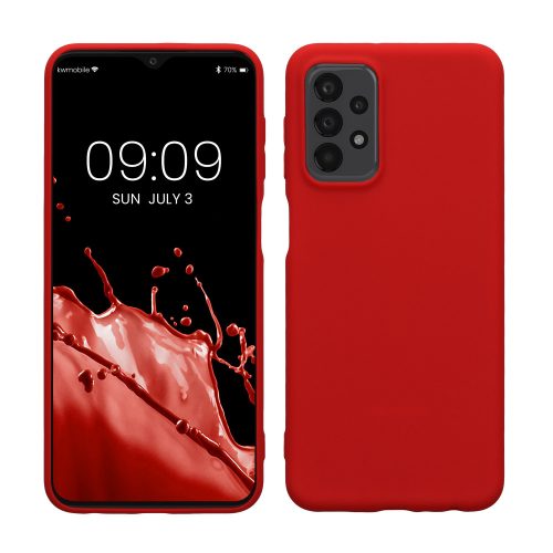 Husa Samsung Galaxy A23/Galaxy A23 5G, Rosu, Silicon, 57804.208