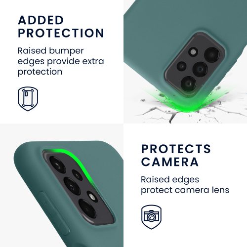 Husa Samsung Galaxy A23/Galaxy A23 5G, Albastru, Silicon, 57804.207