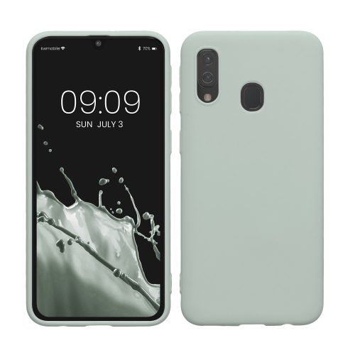 Husa Samsung Galaxy A40, Silicon, Verde, 48547.200