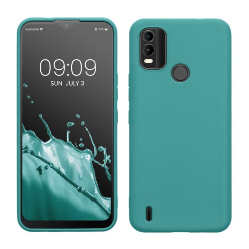 Husa Nokia C21 Plus, Albastru, Silicon, 61460.57