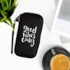 Husa Universala telefon XXL, 7 inch, Negru/Alb, Neopren, 30226.5.12