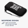 Husa Universala telefon XXL, 7 inch, Negru/Alb, Neopren, 30226.5.12