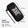 Husa Universala telefon XXL, 7 inch, Negru/Alb, Neopren, 30226.5.12