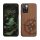 Husa Xiaomi Redmi 10, Maro/Negru, Lemn/Silicon, 56794.03