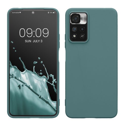 Husa Xiaomi Redmi Note 11 Pro Plus 5G, Verde, Silicon, 58095.207
