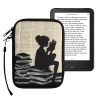 Husa Universala Kwmobile 6 inch pentru eBook, Multicolor, Textil, 50335.17
