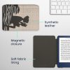 Husa Kwmobile pentru Amazon Kindle (2022), Alb/Negru, Piele ecologica, 59989.13