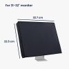 Husa Kwmobile pentru monitor de 31-32 inch, Negru, Plastic, 44636.17