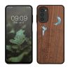 Husa Motorola Moto G52/Moto G82, Multicolor, Lemn/Silicon, 58541.03