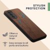 Husa Motorola Moto G52/Moto G82, Multicolor, Lemn/Silicon, 58541.03