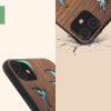 Husa Apple iPhone 11, Multicolor, Lemn/Silicon, 49799.18
