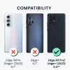 Husa cu jnur Motorola Edge 40 Pro/Edge Plus (2023), Negru, Silicon, 61504.01