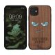 Husa Apple iPhone 11, Multicolor, Lemn/Silicon, 49799.19