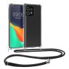 Husa cu jnur Motorola Edge 40 Pro/Edge Plus (2023), Transparent/Negru, Silicon, 61503.01