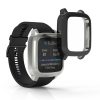 Husa Kwmobile pentru Garmin Venu Sq 2 Music/Venu Sq 2, Negru/Gri, Silicon, 60372.04
