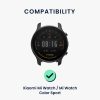 Set 2 Curele Kwmobile pentru Xiaomi Mi Watch/Mi Watch Color Sport, Gri/Negru, Silicon, 58466.05