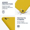 Husa Apple iPhone SE 2/iPhone SE 3/iPhone 8, Galben, Silicon, 39458.165