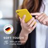 Husa Apple iPhone SE 2/iPhone SE 3/iPhone 8, Galben, Silicon, 39458.165