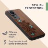 Husa Xiaomi 12T/12T Pro, Multicolor, Lemn/Silicon, 60150.09