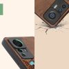 Husa Xiaomi 12T/12T Pro, Multicolor, Lemn/Silicon, 60150.09