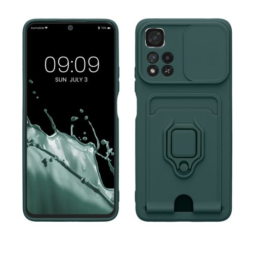 Husa Xiaomi Redmi Note 11 Pro Plus 5G/Note 11 Pro Plus 5G, Verde inchis, Silicon, 60619.169