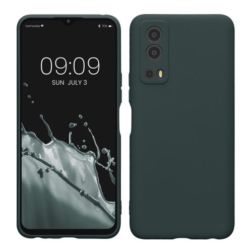 Husa Vivo Y72 5G/Y52 5G, Verde, Silicon, 59095.202