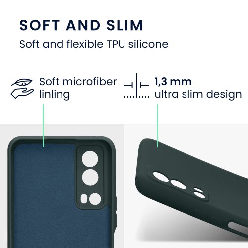 Husa Vivo Y72 5G/Y52 5G, Verde, Silicon, 59095.202