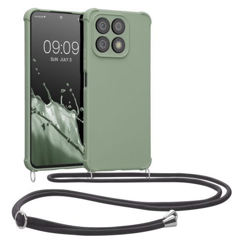 Husa cu jnur Honor X8a, Verde deschis, Silicon, 61577.172
