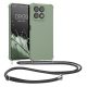 Husa cu jnur Honor X8a, Verde deschis, Silicon, 61577.172