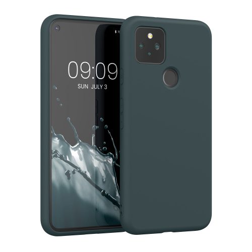 Husa Google Pixel 5, Verde, Silicon, 53778.202
