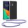Husa cu jnur Motorola Edge 30 Neo, Transparent/Mov, Silicon, 60085.108