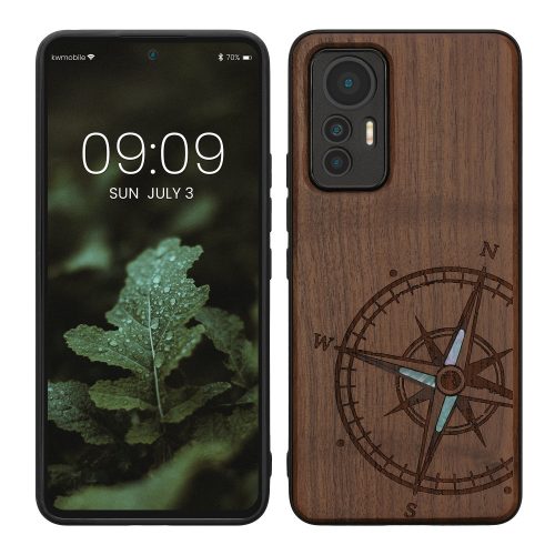 Husa Xiaomi 12 Lite 5G, Multicolor, Lemn/Silicon, 59408.03