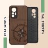 Husa Xiaomi 12 Lite 5G, Multicolor, Lemn/Silicon, 59408.03