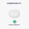 Husa Kwmobile pentru casti Huawei Freebuds 5i, Verde, Silicon, 59282.80