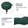 Husa Kwmobile pentru casti Huawei Freebuds 5i, Verde, Silicon, 59282.80