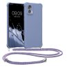 Husa cu jnur Motorola Edge 30 Neo, Albastru, Silicon, 61582.108