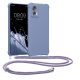 Husa cu jnur Motorola Edge 30 Neo, Albastru, Silicon, 61582.108