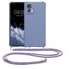 Husa cu jnur Motorola Edge 30 Neo, Albastru, Silicon, 61582.108